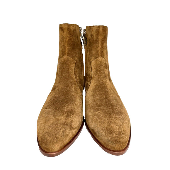 Saint Laurent brown Ankle Cowboy Boot Womens size EU 36.5 (US 6) - Picture 1 of 14